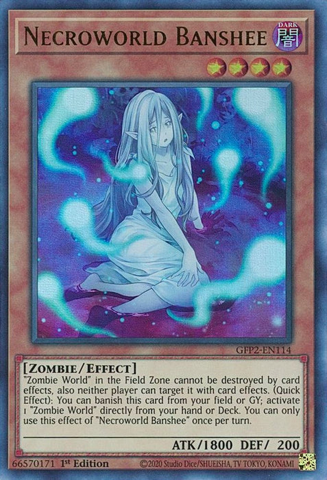 Necroworld Banshee (#GFP2-EN114) (Ghosts From the Past: The 2nd Haunting) Near Mint 1st Edition
