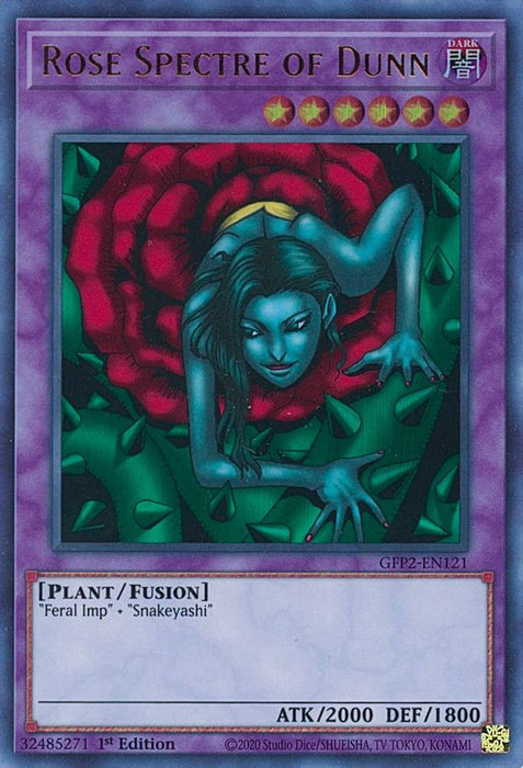 Rose Spectre of Dunn (#GFP2-EN121) (Ghosts From the Past: The 2nd Haunting) Near Mint 1st Edition