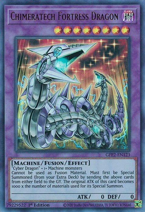 Chimeratech Fortress Dragon (#GFP2-EN123) (Ghosts From the Past: The 2nd Haunting) Near Mint 1st Edition