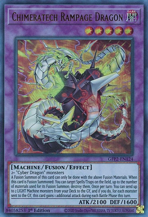 Chimeratech Rampage Dragon (#GFP2-EN124) (Ghosts From the Past: The 2nd Haunting) Near Mint 1st Edition