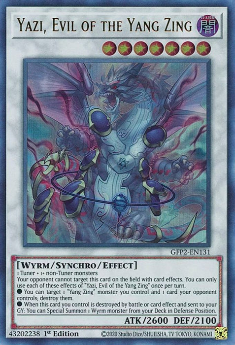 Yazi Evil of the Yang Zing (#GFP2-EN131) (Ghosts From the Past: The 2nd Haunting) Near Mint 1st Edition