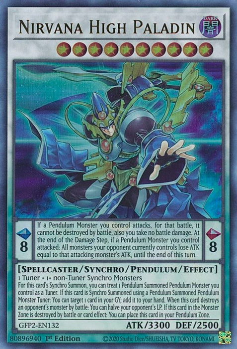 Nirvana High Paladin (#GFP2-EN132) (Ghosts From the Past: The 2nd Haunting) Near Mint 1st Edition