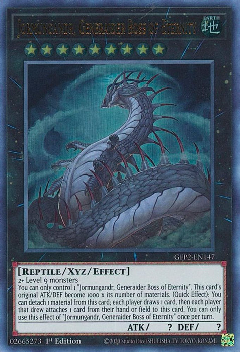 Jormungandr, Generaider Boss of Eternity (#GFP2-EN147) (Ghosts From the Past: The 2nd Haunting) Near Mint 1st Edition