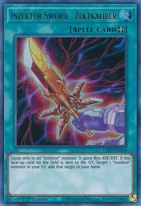 Inzektor Sword - Zektkaliber (#GFP2-EN156) (Ghosts From the Past: The 2nd Haunting) Near Mint 1st Edition