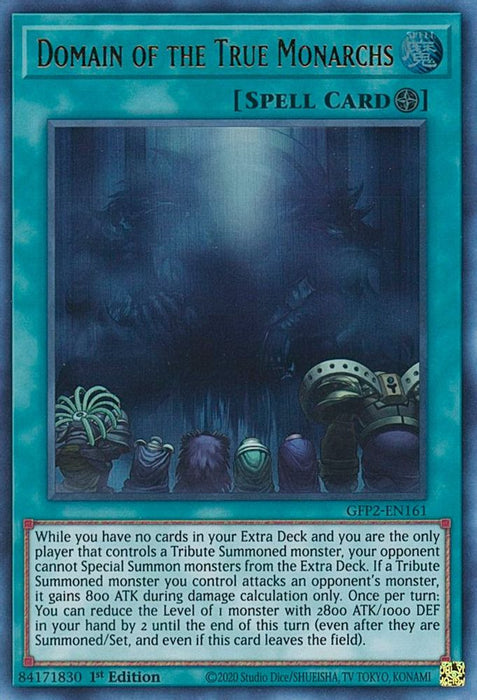 Domain of the True Monarchs (#GFP2-EN161) (Ghosts From the Past: The 2nd Haunting) Near Mint 1st Edition