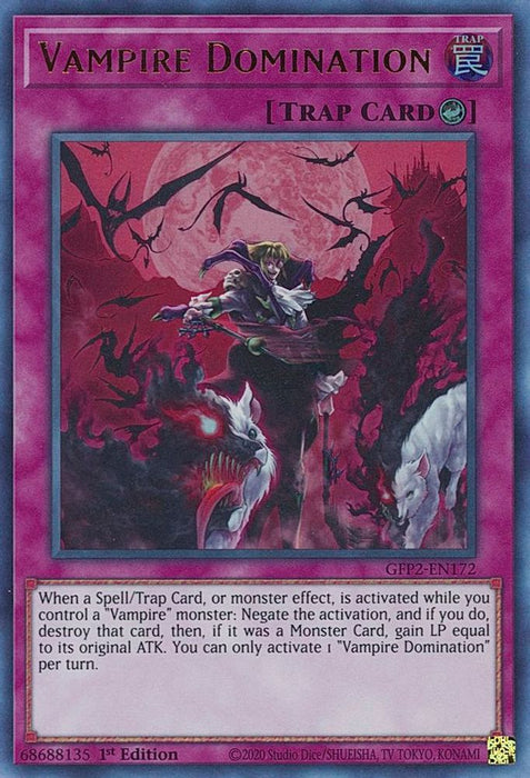 Vampire Domination (#GFP2-EN172) (Ghosts From the Past: The 2nd Haunting) Near Mint 1st Edition