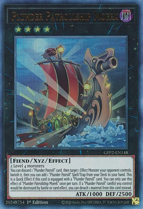 Plunder Patrollship Moerk (#GFP2-EN148) (Ghosts From the Past: The 2nd Haunting) Near Mint 1st Edition