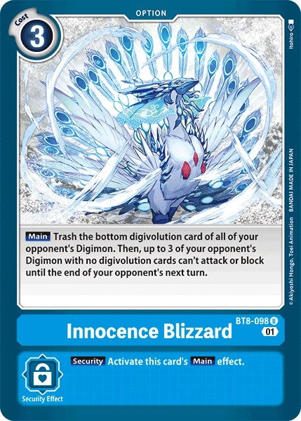 Image for Innocence Blizzard (BT8-098 U) - Digimon Card Game