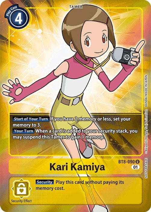 Kari Kamiya (Box Topper) (#BT8-090 U) (New Awakening) Near Mint Foil