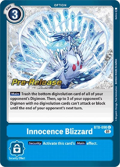 Innocence Blizzard (#BT8-098 U) (New Awakening Pre-Release Cards)