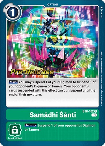 Samadhi Santi (#BT8-102 U) (New Awakening Pre-Release Cards)