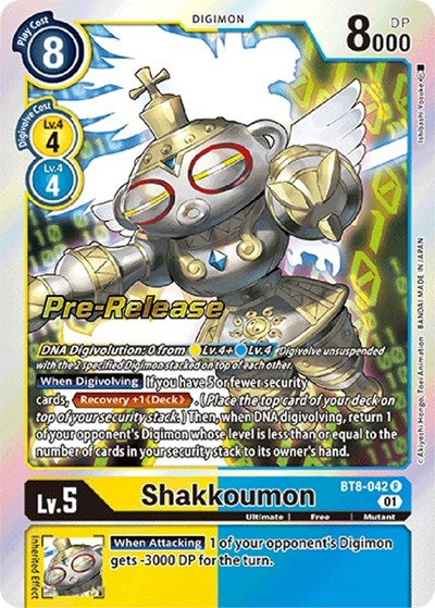 Shakkoumon (#BT8-042 R) (New Awakening Pre-Release Cards)