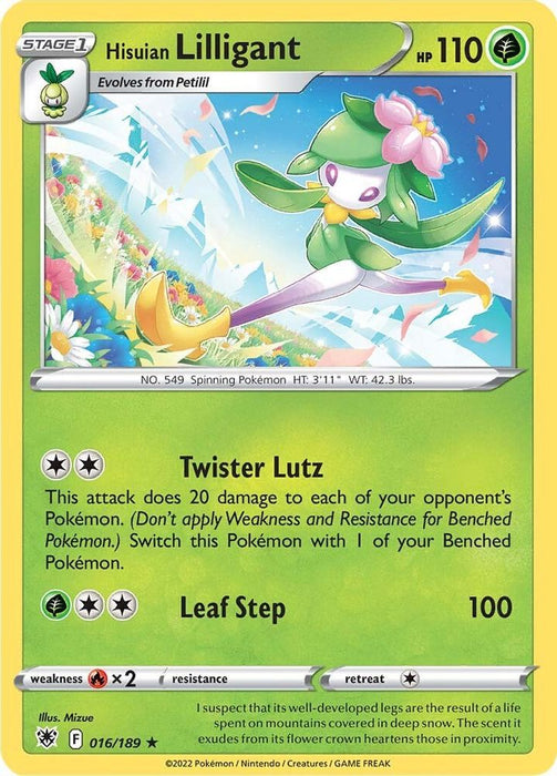 Hisuian Lilligant (#016/189) (SWSH10: Astral Radiance)