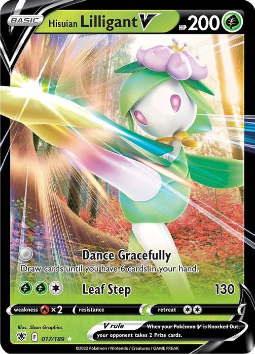 Hisuian Lilligant V (#017/189) (SWSH10: Astral Radiance)