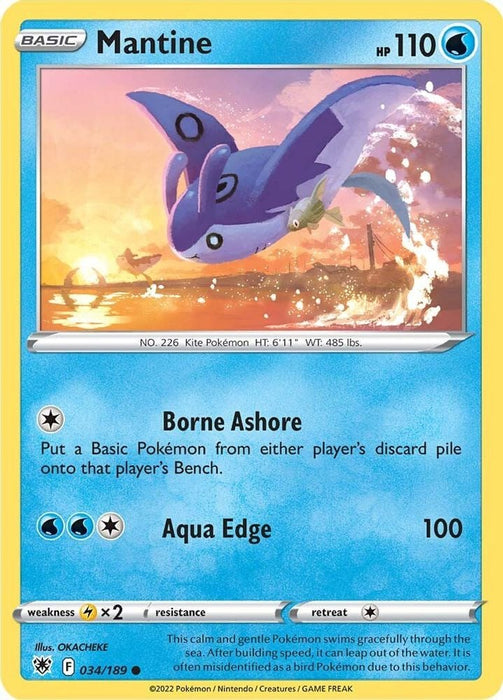 Mantine (#034/189) (SWSH10: Astral Radiance)