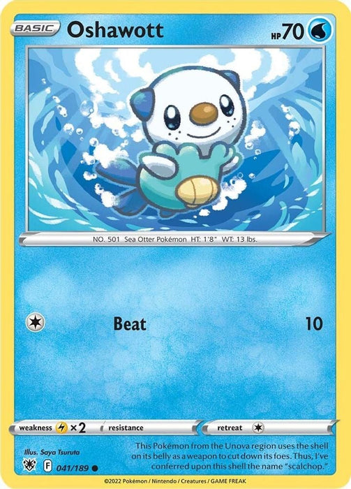 Oshawott (#041/189) (SWSH10: Astral Radiance)