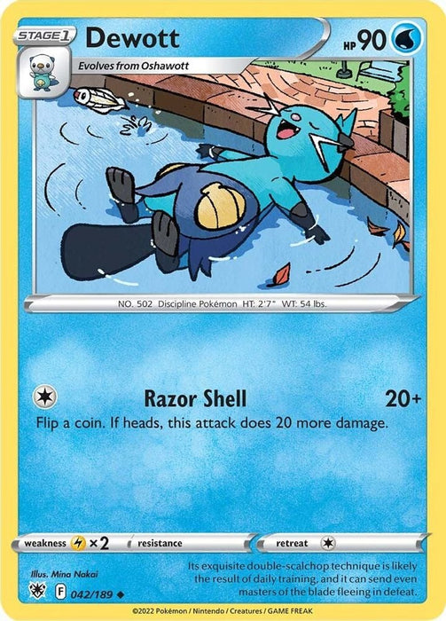 Dewott (#042/189) (SWSH10: Astral Radiance)