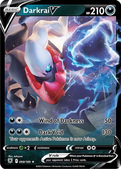 Darkrai V (#098/189) (SWSH10: Astral Radiance)