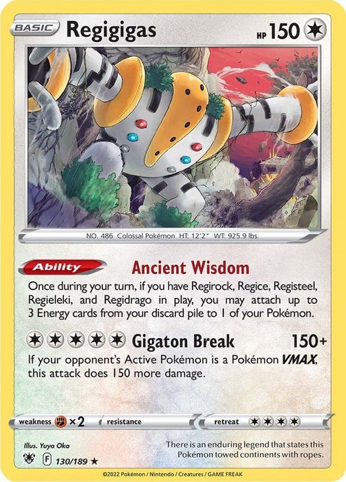 Regigigas (#130/189) (SWSH10: Astral Radiance)