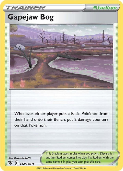 Gapejaw Bog (#142/189) (SWSH10: Astral Radiance)