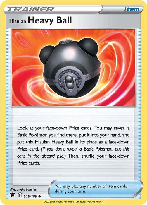 Hisuian Heavy Ball (#146/189) (SWSH10: Astral Radiance) Near Mint Reverse Holofoil