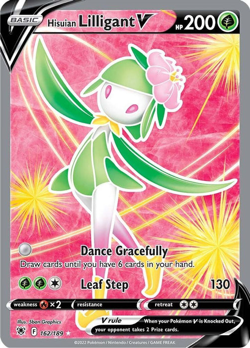 Hisuian Lilligant V (Full Art) (#162/189) (SWSH10: Astral Radiance) Near Mint Holofoil