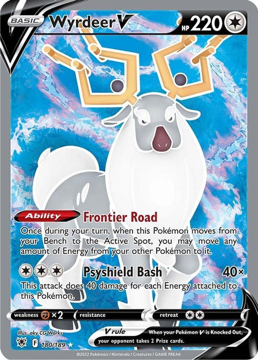 Wyrdeer V (Full Art) (#180/189) (SWSH10: Astral Radiance)