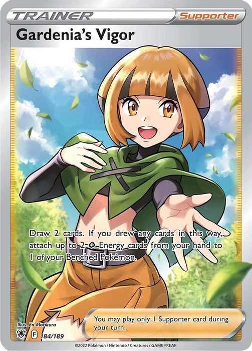 Gardenia's Vigor (Full Art) (#184/189) (SWSH10: Astral Radiance)