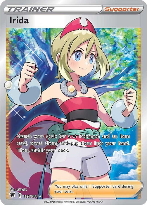 Irida (Full Art) (#186/189) (SWSH10: Astral Radiance) Near Mint Holofoil