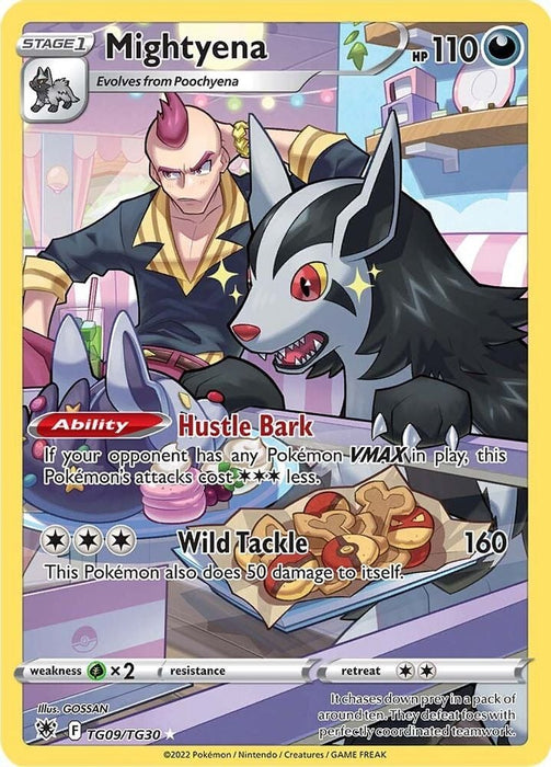 Mightyena (#TG09/TG30) (SWSH10: Astral Radiance Trainer Gallery)
