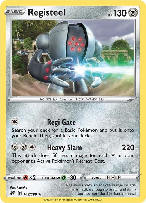 Registeel (#108/189) (SWSH10: Astral Radiance)