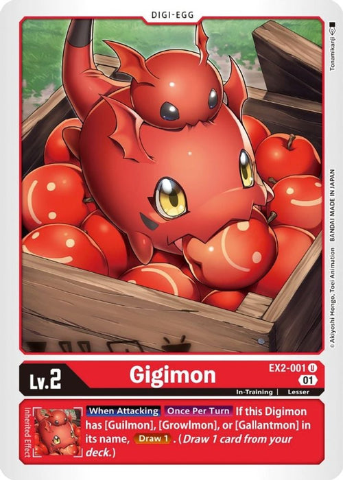 Gigimon (#EX2-001 U) (Digital Hazard) Near Mint