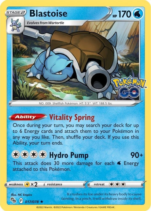 Blastoise (#017/078) (Pokemon GO)