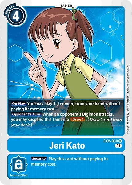 Image for Jeri Kato (EX2-058 U) - Digimon Card Game