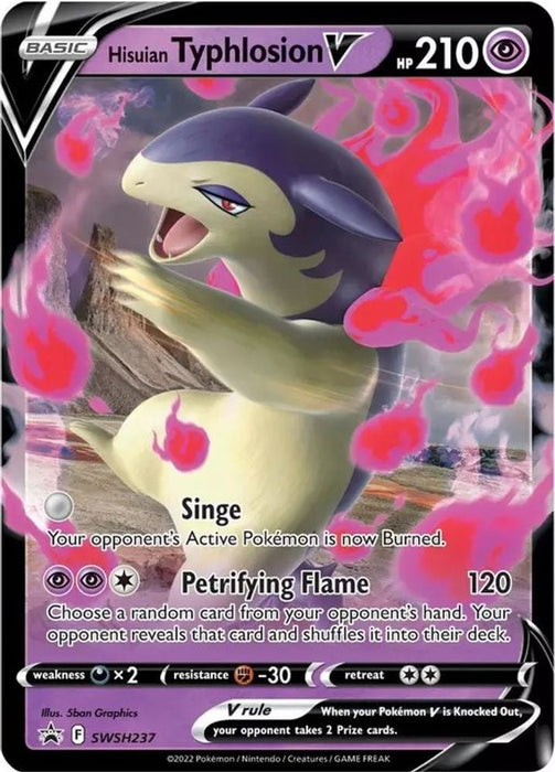 Hisuian Typhlosion V - SWSH237 (#SWSH237) (SWSH: Sword & Shield Promo Cards)