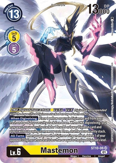 Mastemon (Alternate Art) (#ST10-06 SR) (Digital Hazard)