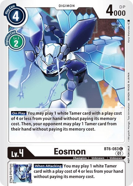 Image for Eosmon - BT6-083 (Tamer Party Vol. 5 Promo) (BT6-083 C) - Digimon Card Game