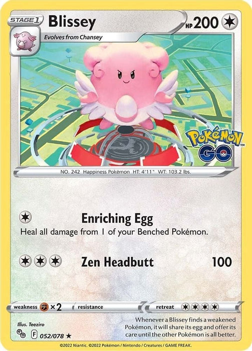 Blissey (#052/078) (Pokemon GO)