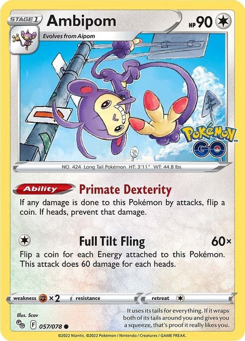 Ambipom (#057/078) (Pokemon GO)