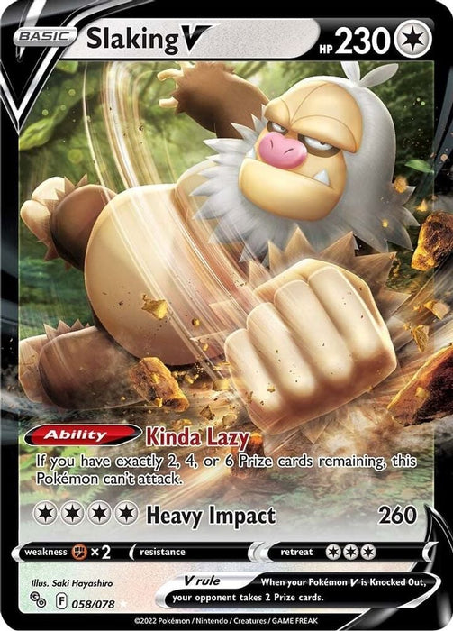 Slaking V (#058/078) (Pokemon GO)