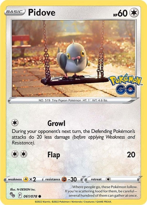 Pidove (#061/078) (Pokemon GO)