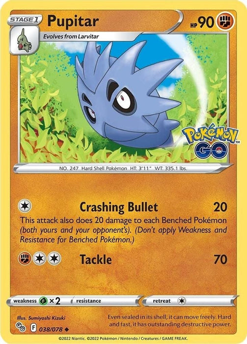 Pupitar (#038/078) (Pokemon GO)