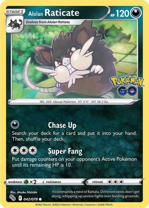 Alolan Raticate (#042/078) (Pokemon GO)