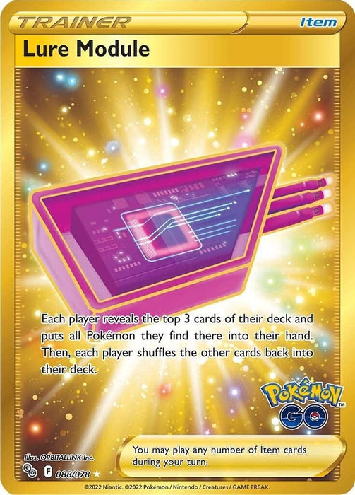 Lure Module (Secret) (#088/078) (Pokemon GO) Near Mint Holofoil