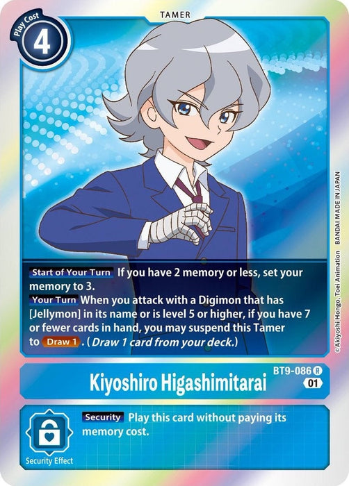 Image for Kiyoshiro Higashimitarai (BT9-086 R) - Digimon Card Game
