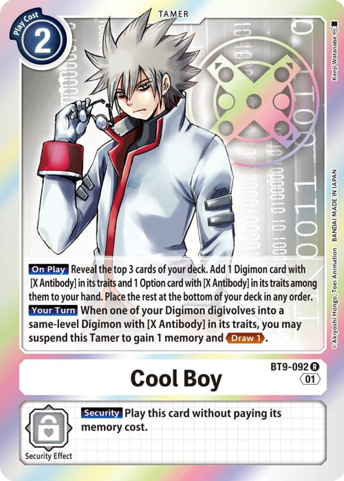 Image for Cool Boy (BT9-092 R) - Digimon Card Game