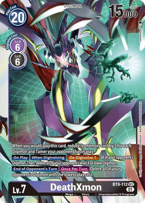 DeathXmon (#BT9-112 SEC) (X Record) Lightly Played Foil