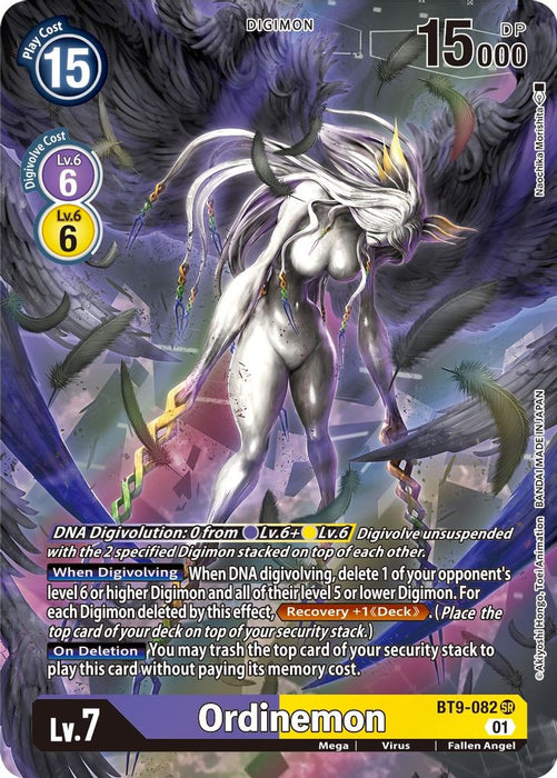 Ordinemon (Alternate Art) (#BT9-082 SR) (X Record) Near Mint Foil