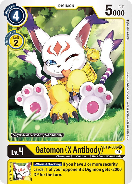 Image for Gatomon (X Antibody) (BT9-036 C) - Digimon Card Game