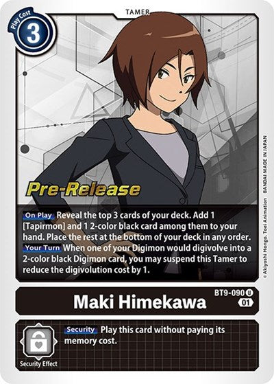 Maki Himekawa (#BT9-090 U) (X Record Pre-Release Cards)
